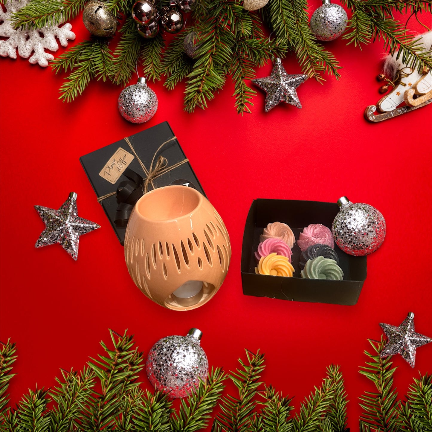 Coffret fondants parfumés & son brûle parfum