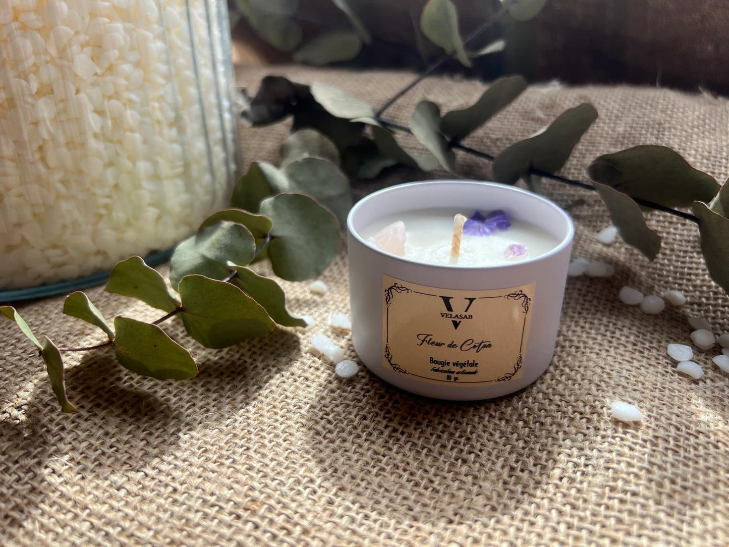 Bougie  Fleur de Coton / Vela Flor de Algodón