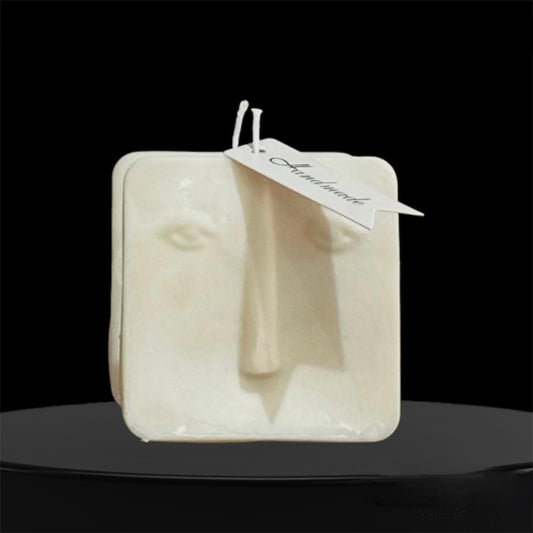 Bougie Visage Abstrait / Vela rostro abstracto