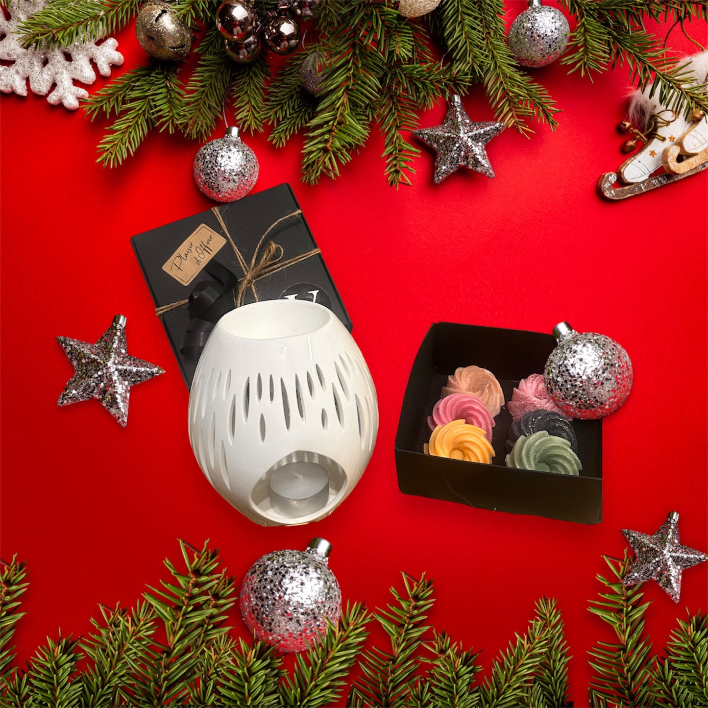 Coffret fondants parfumés & son brûle parfum