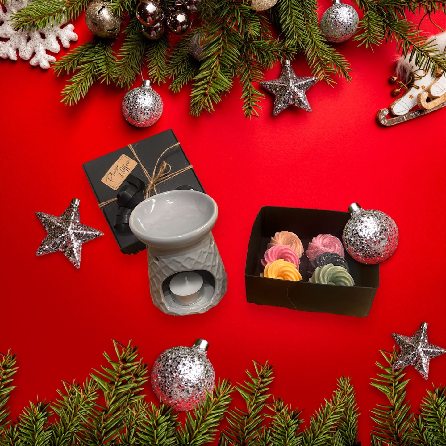 Coffret fondants parfumés & son brûle parfum