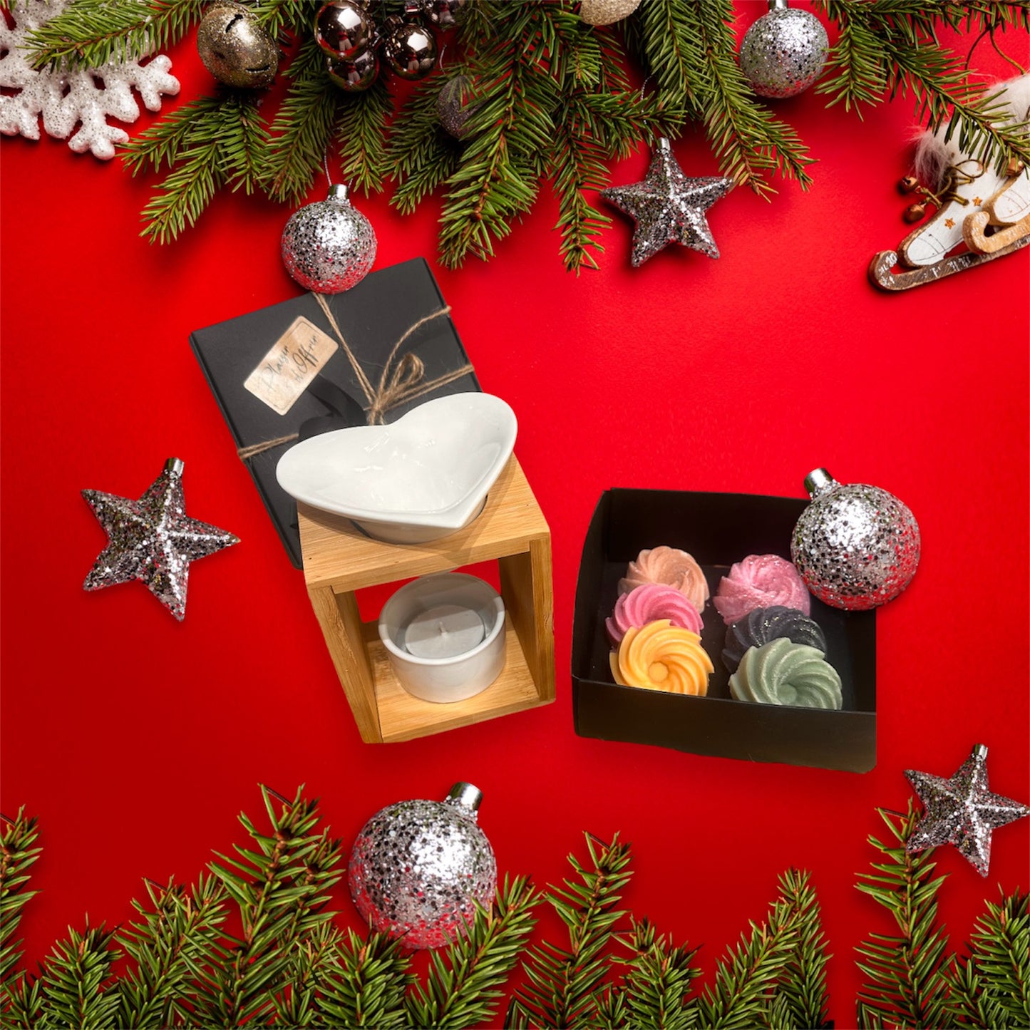 Coffret fondants parfumés & son brûle parfum